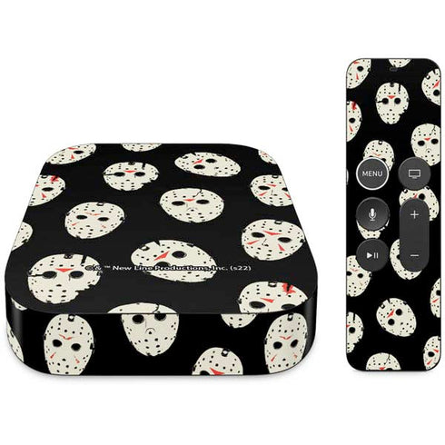 Warner Bros Friday the 13th Jason Voorhees Pattern Apple TV Skin